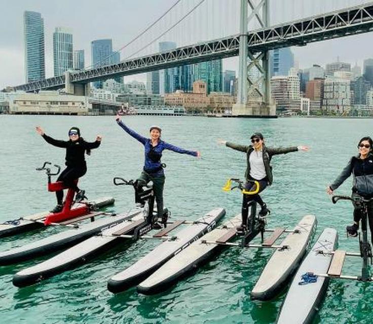 A Group Of People On A Boat