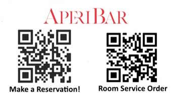 Aperi Bar QR Codes