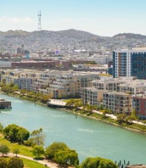 mission bay creek and waterfront