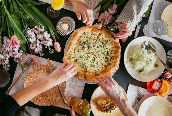 easter pizza