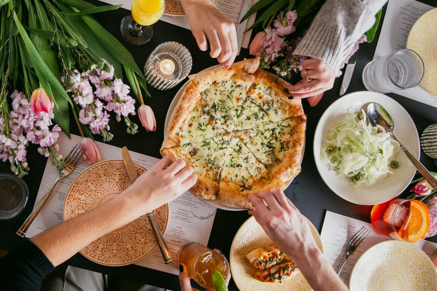 easter pizza