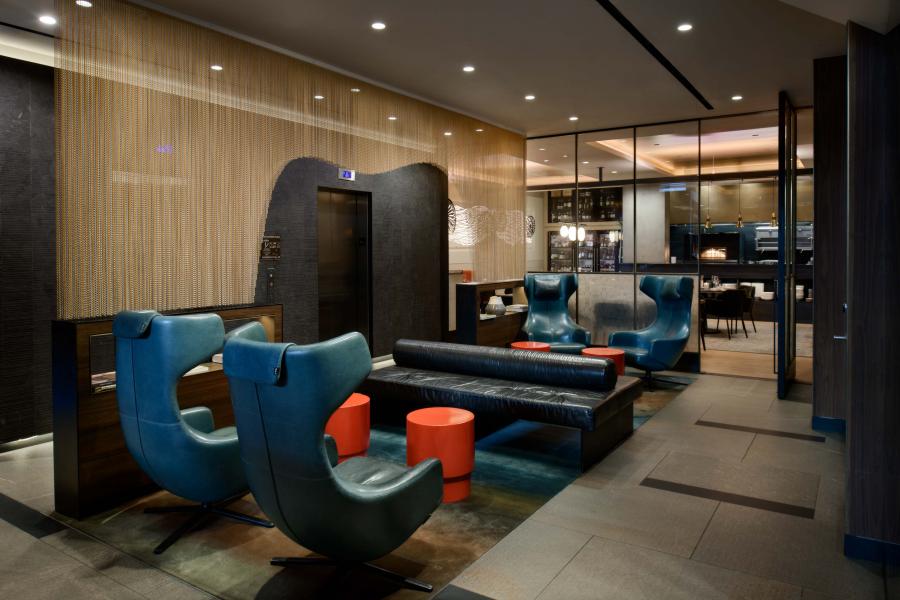 Lobby at LUMA Hotel Times Square