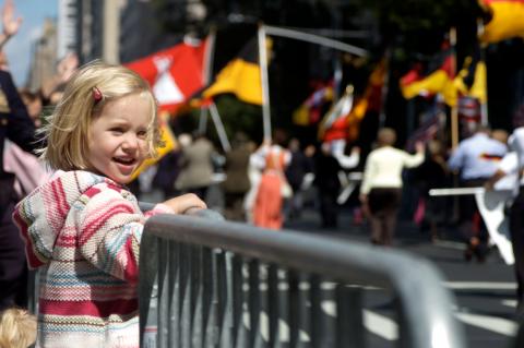 Columbus day parade