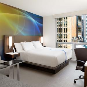 City View guest room for LUMA Hotel Times Square